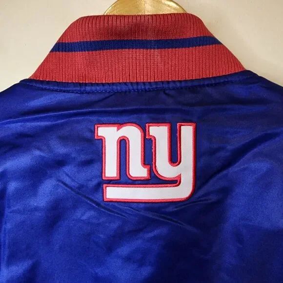 New York Giants Jacket lightweight windbreaker Varsity Bomber Coat XL - Picture 6 of 10